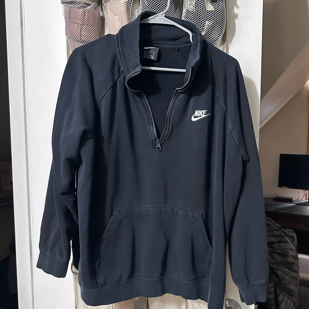 Nike Black Half-Zip Sweatshirt